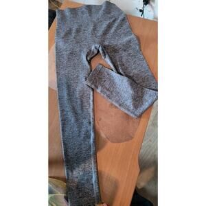 Colsie Acid Wash Leggings Gray Black Soft Loungewear Pants Size MEDIUM